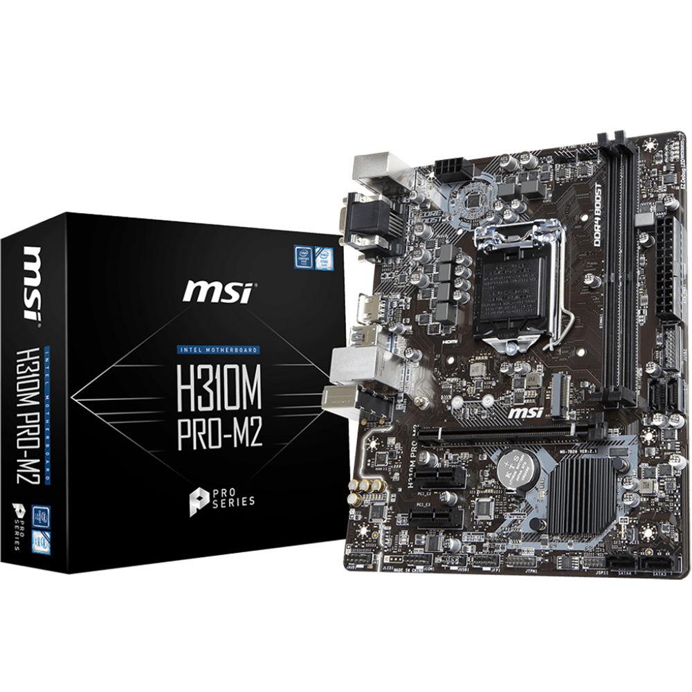 MSI H310M Pro-M2 LGA 1151 Micro-ATX Motherboard