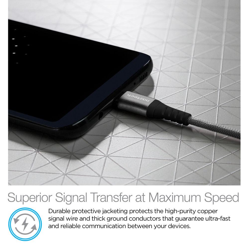 Naztech Braided USB Type-A to USB Type-C Charge Sync Cable
