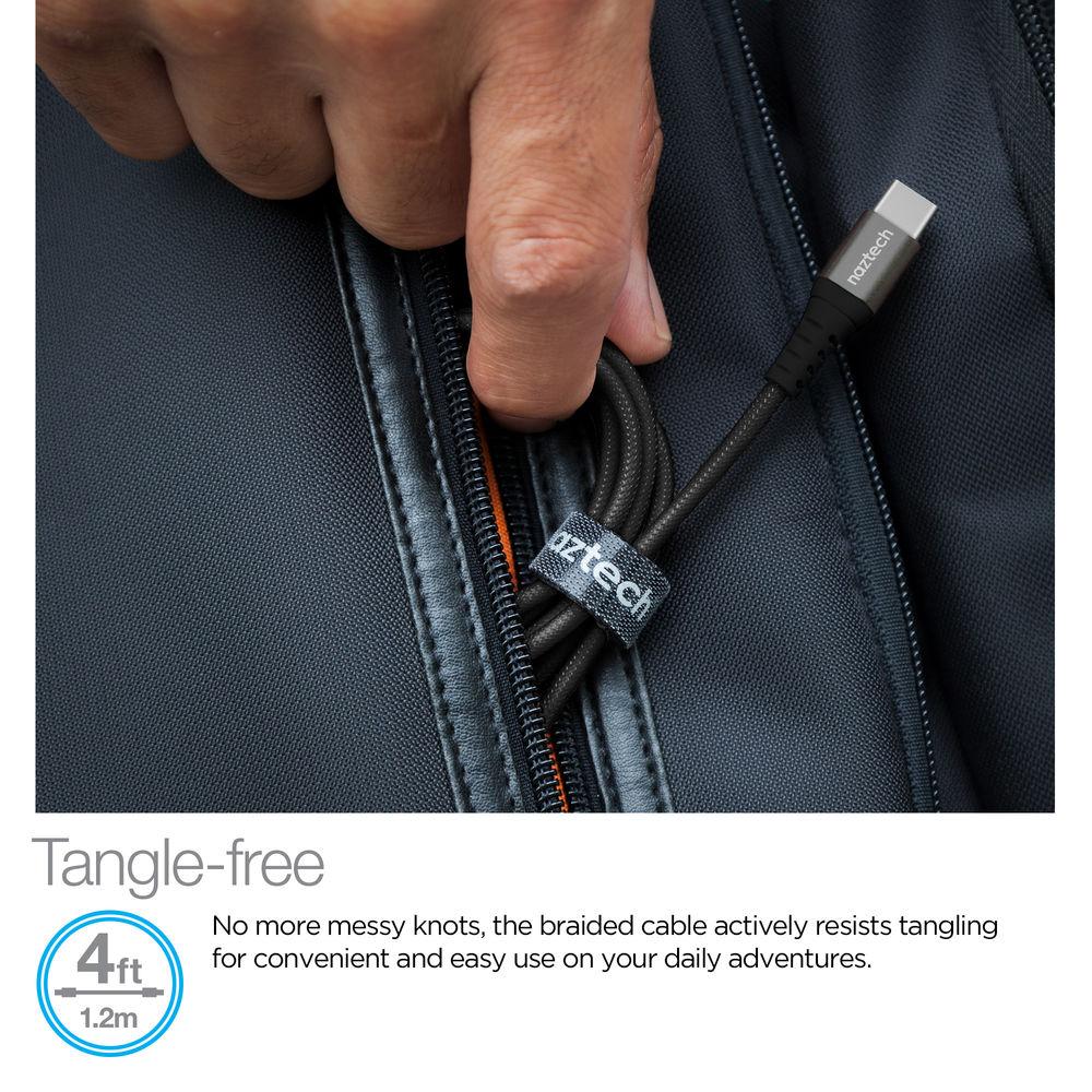 Naztech Braided USB Type-A to USB Type-C Charge Sync Cable