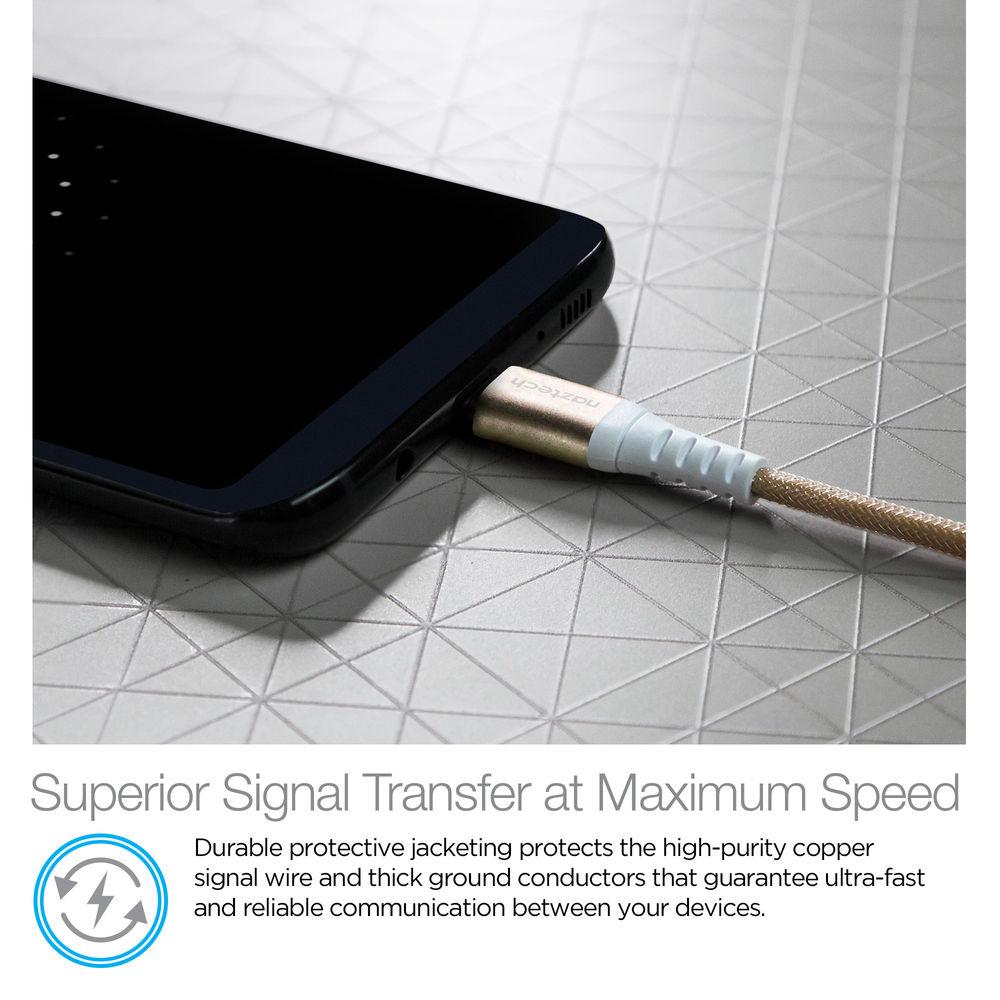 Naztech Braided USB Type-A to USB Type-C Charge Sync Cable