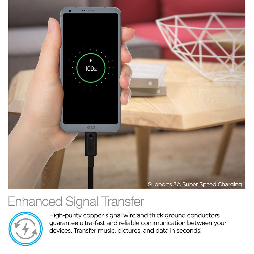 Naztech USB Type-C to Type-A Charge Sync Cable with LED Light