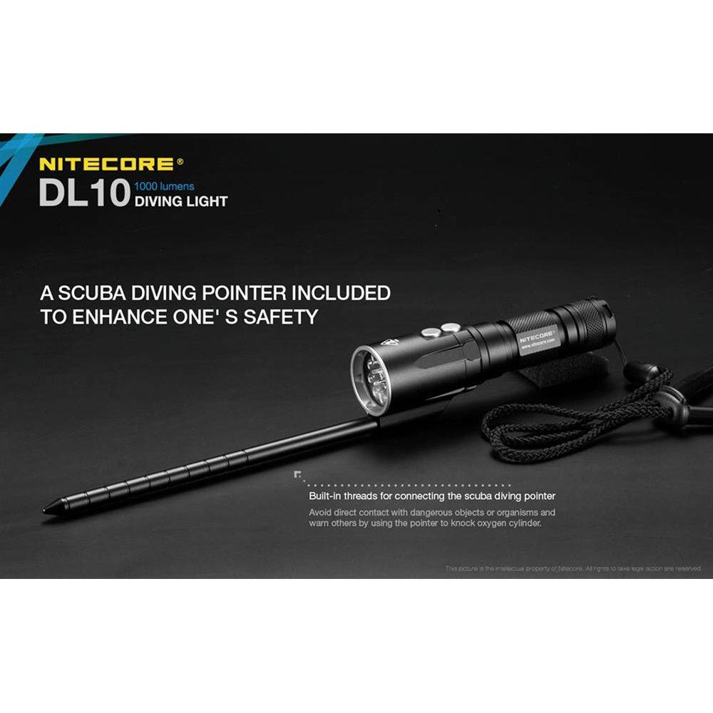 Nitecore DL10 LED Dive Light