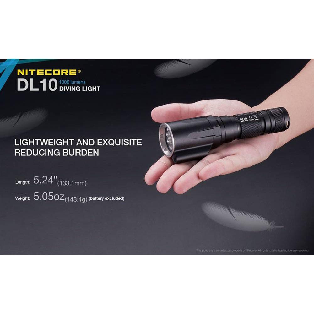 Nitecore DL10 LED Dive Light