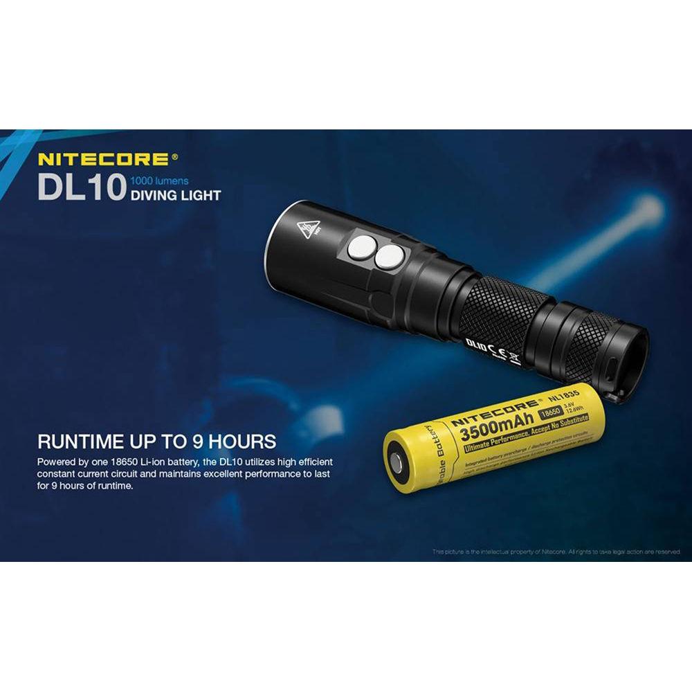 Nitecore DL10 LED Dive Light