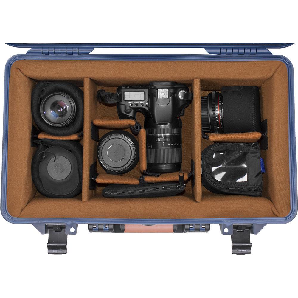 Porta Brace PB-2550DSLR Hard Rolling Case with Padded Divider Kit