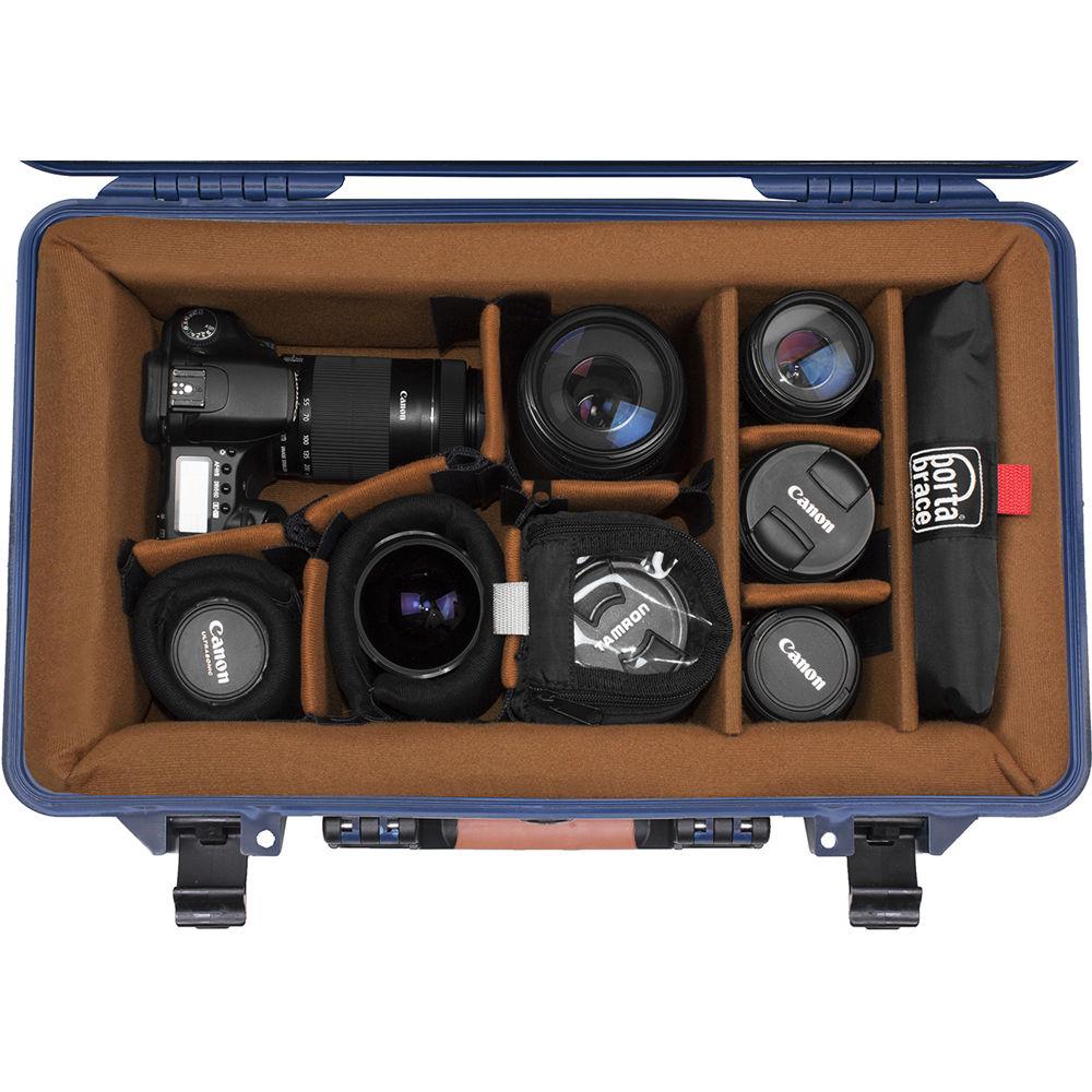 Porta Brace PB-2550DSLR Hard Rolling Case with Padded Divider Kit