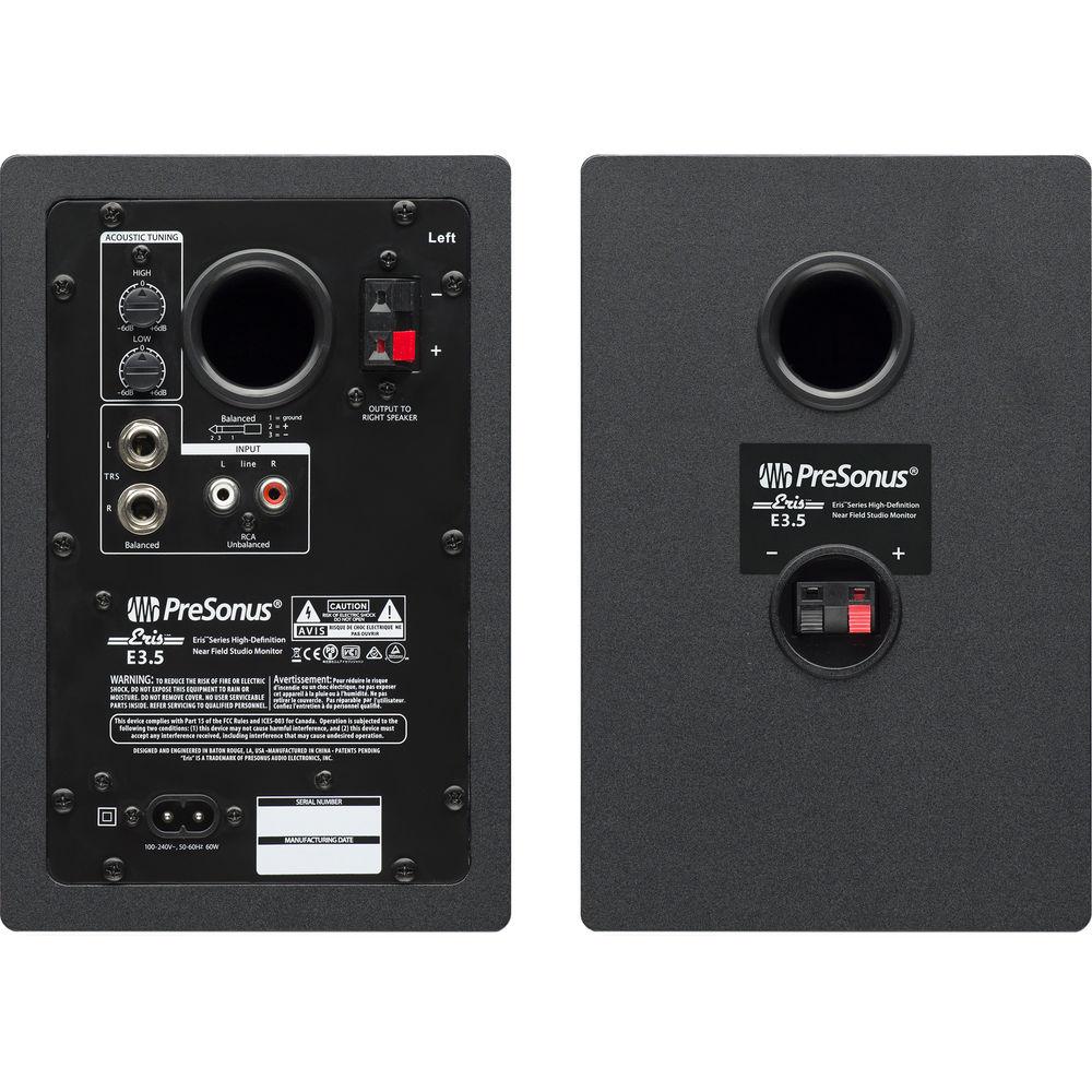 PreSonus Eris E3.5 3.5" 2-Way 25W Nearfield Monitors