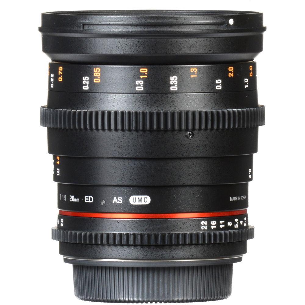 Rokinon 20mm T1.9 Cine DS Lens for Micro Four Thirds