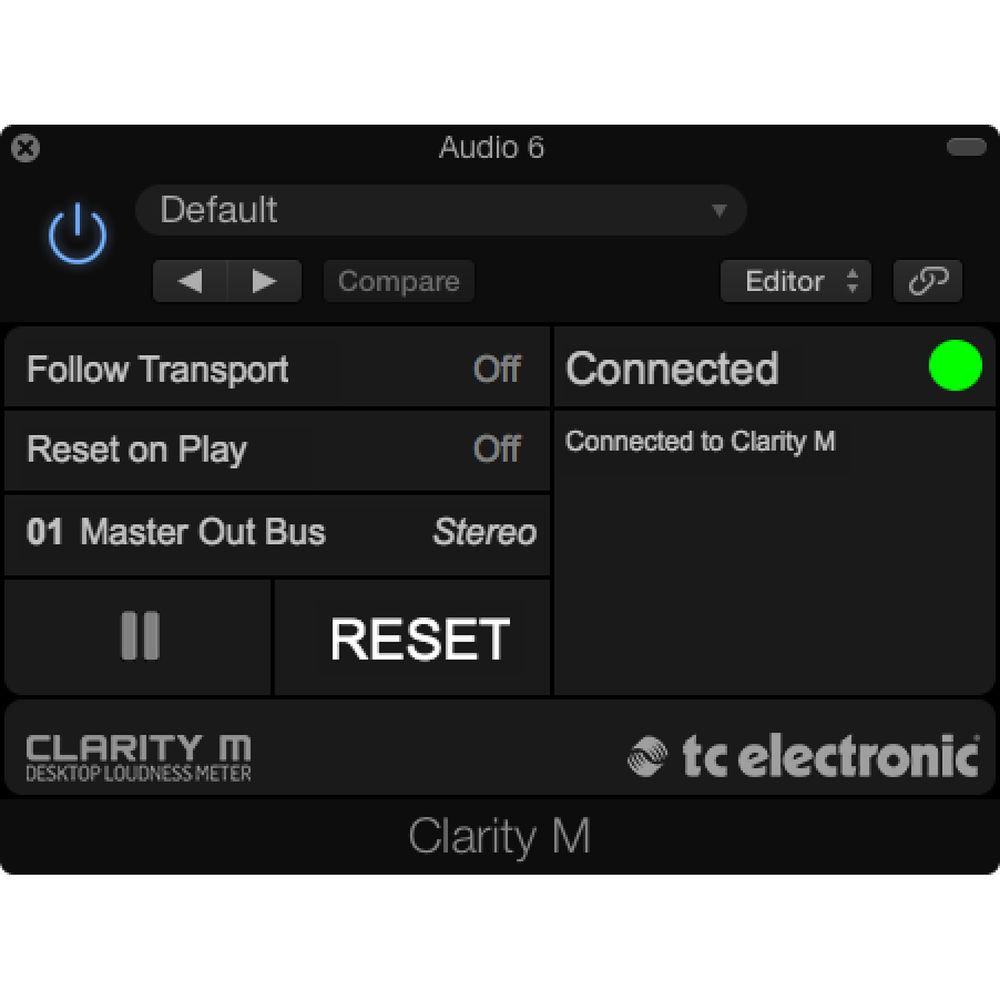 TC Electronic Clarity M - Desktop Audio Meter