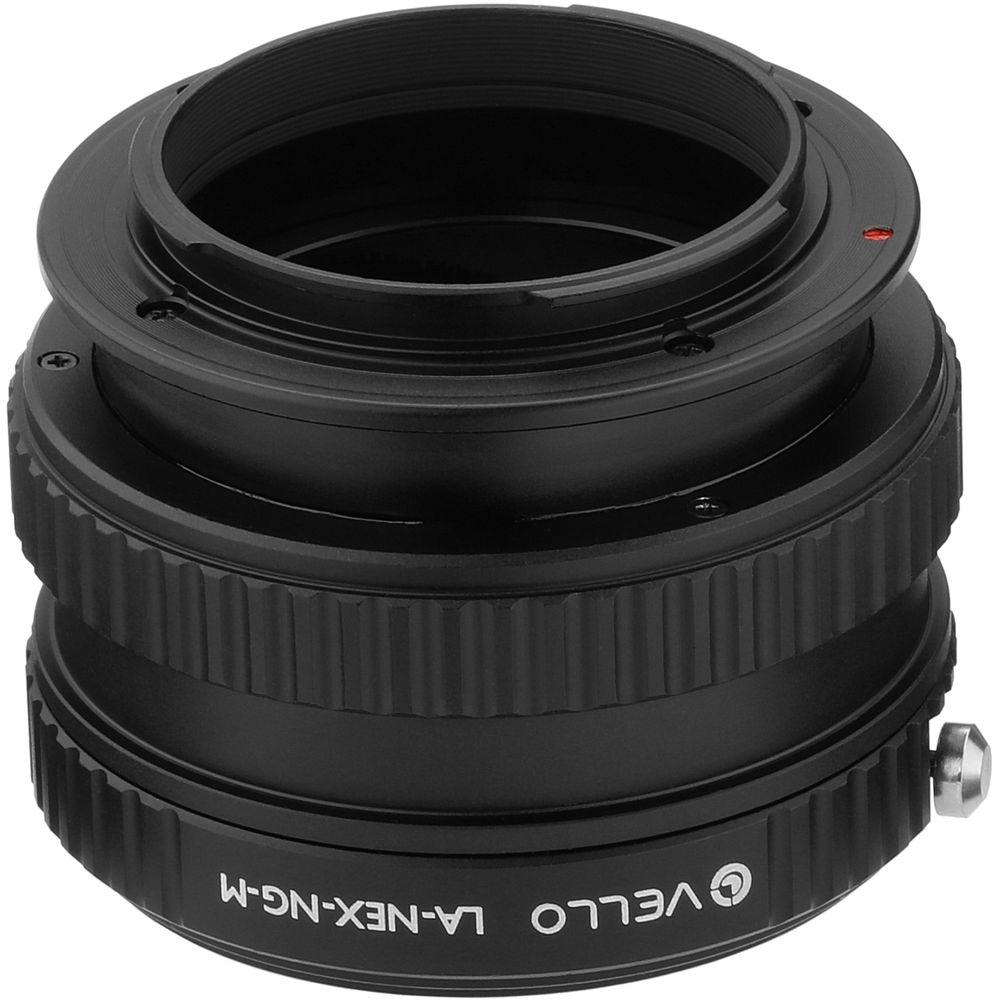 Vello Nikon F-Mount G Lens to Sony E-Mount Camera Lens Adapter with Macro