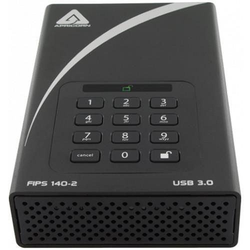 Apricorn 3.5" Aegis 10TB Padlock DT FIPS External Desktop Drive