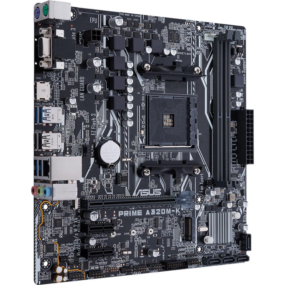 ASUS Prime A320M-K AM4 Micro-ATX Motherboard