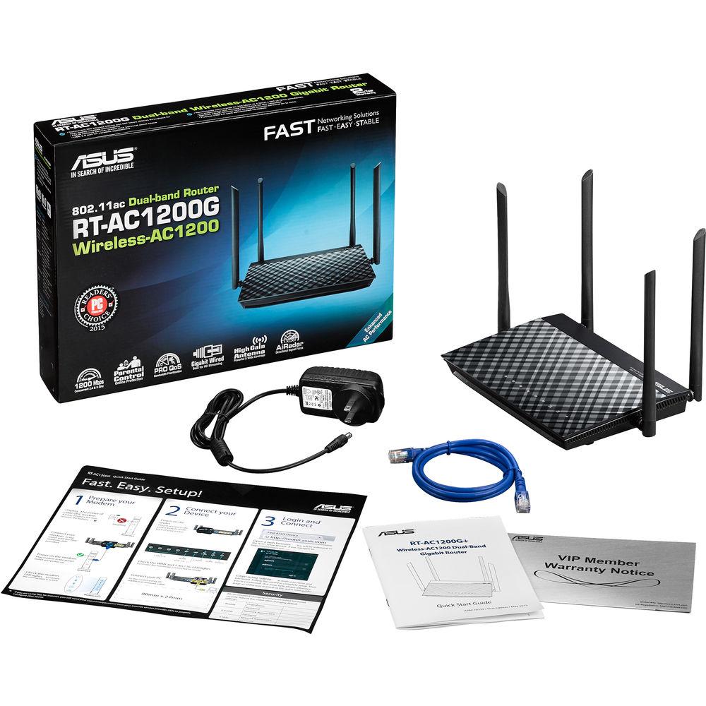 ASUS RT-AC1200G AC1200 Wireless Dual-Band Gigabit Router