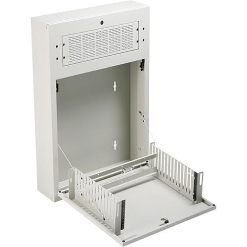 Atlas Sound AWR2W-HR 2 RU Wallmount Tilt-Out Half-Width Rack Cabinet