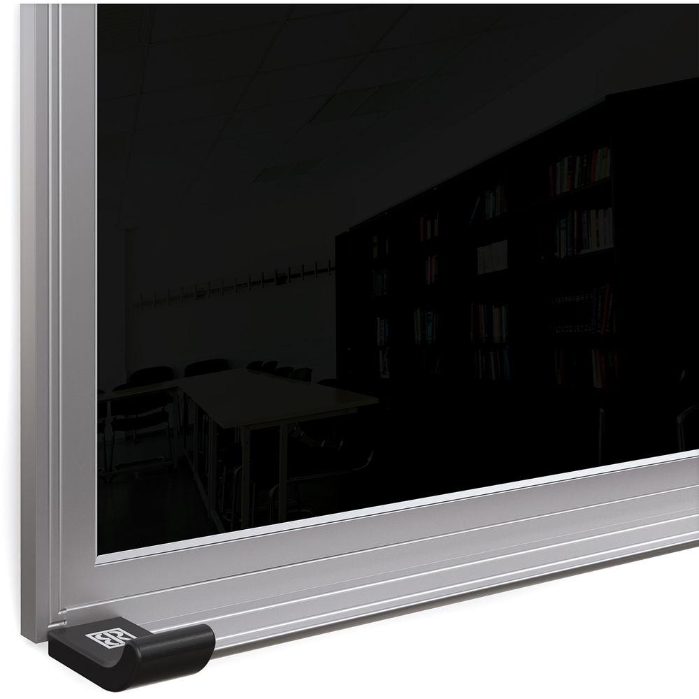 Balt Framed Magnetic Glass Dry Erase Whiteboard