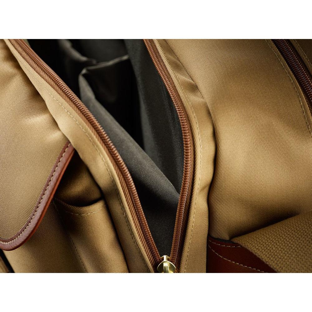 Billingham 225 Shoulder Bag Khaki with Tan Leather Trim