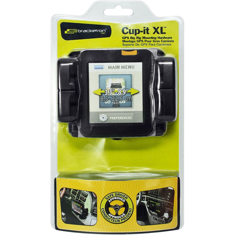 Bracketron Cup-iT XL Cup Holder Mounting Kit for Select Smartphones and Portable Devices