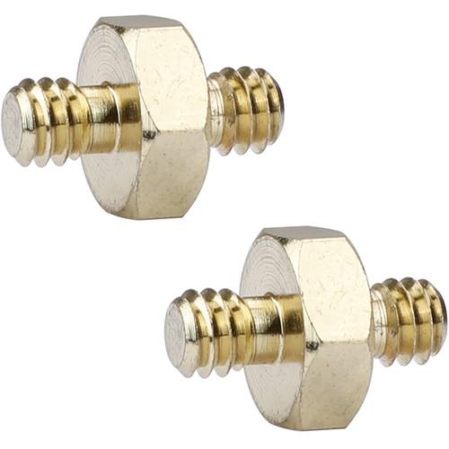 CAMVATE Double Male Thread Adapter With Hex Nut