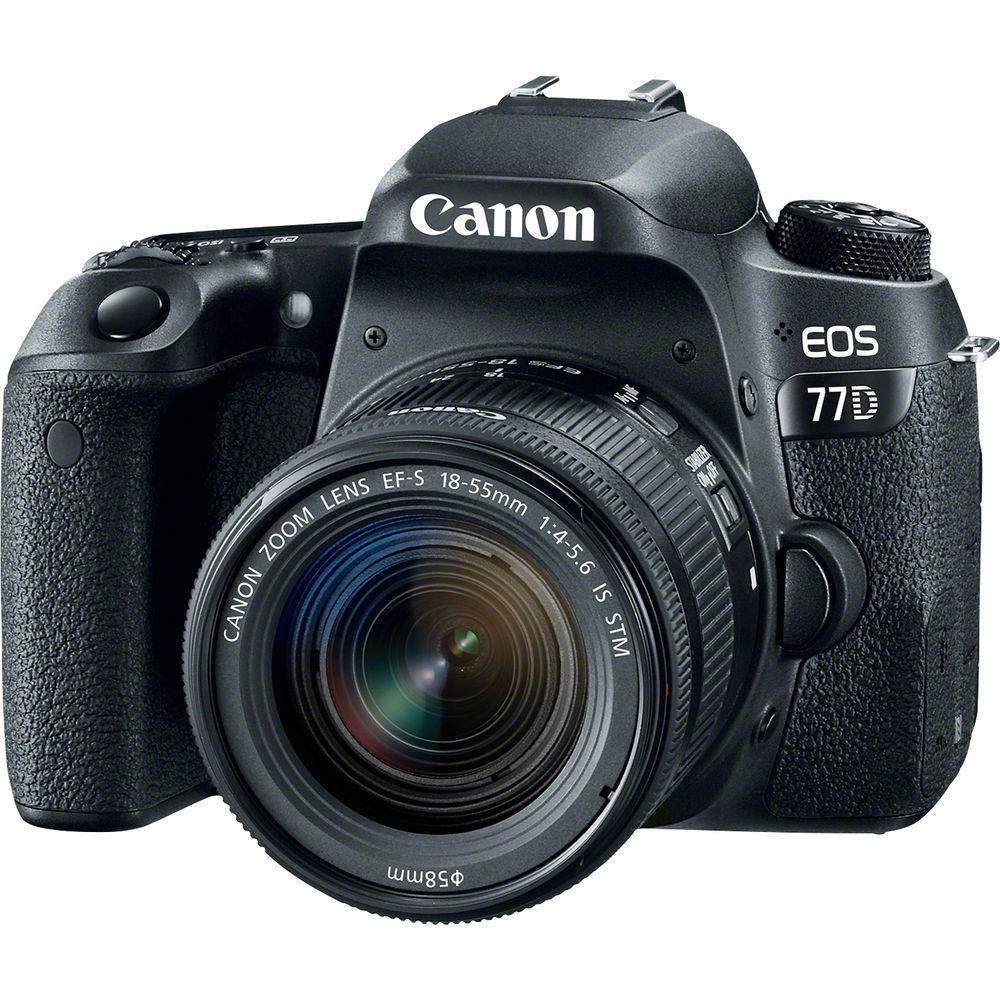 Canon EOS 77D DSLR Camera with 18-55mm Lens