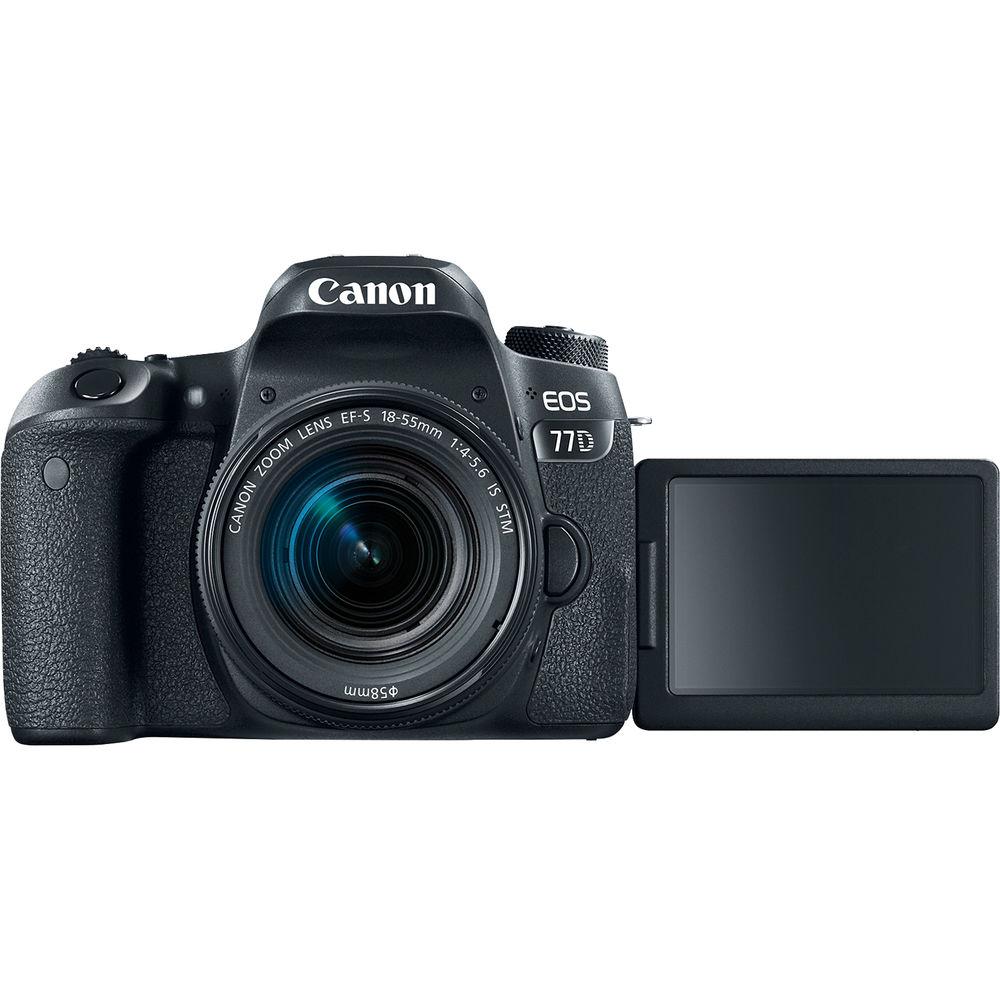 Canon EOS 77D DSLR Camera with 18-55mm Lens