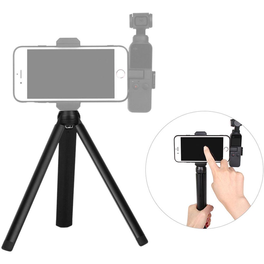DigitalFoto Solution Limited Alloy Tripod Extend Stick Mobile Clamp Bracket Clamp System For DJI Osmo Pocket