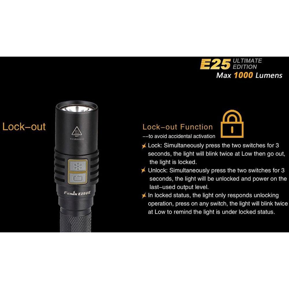 Fenix Flashlight E25 Ultimate Edition Flashlight