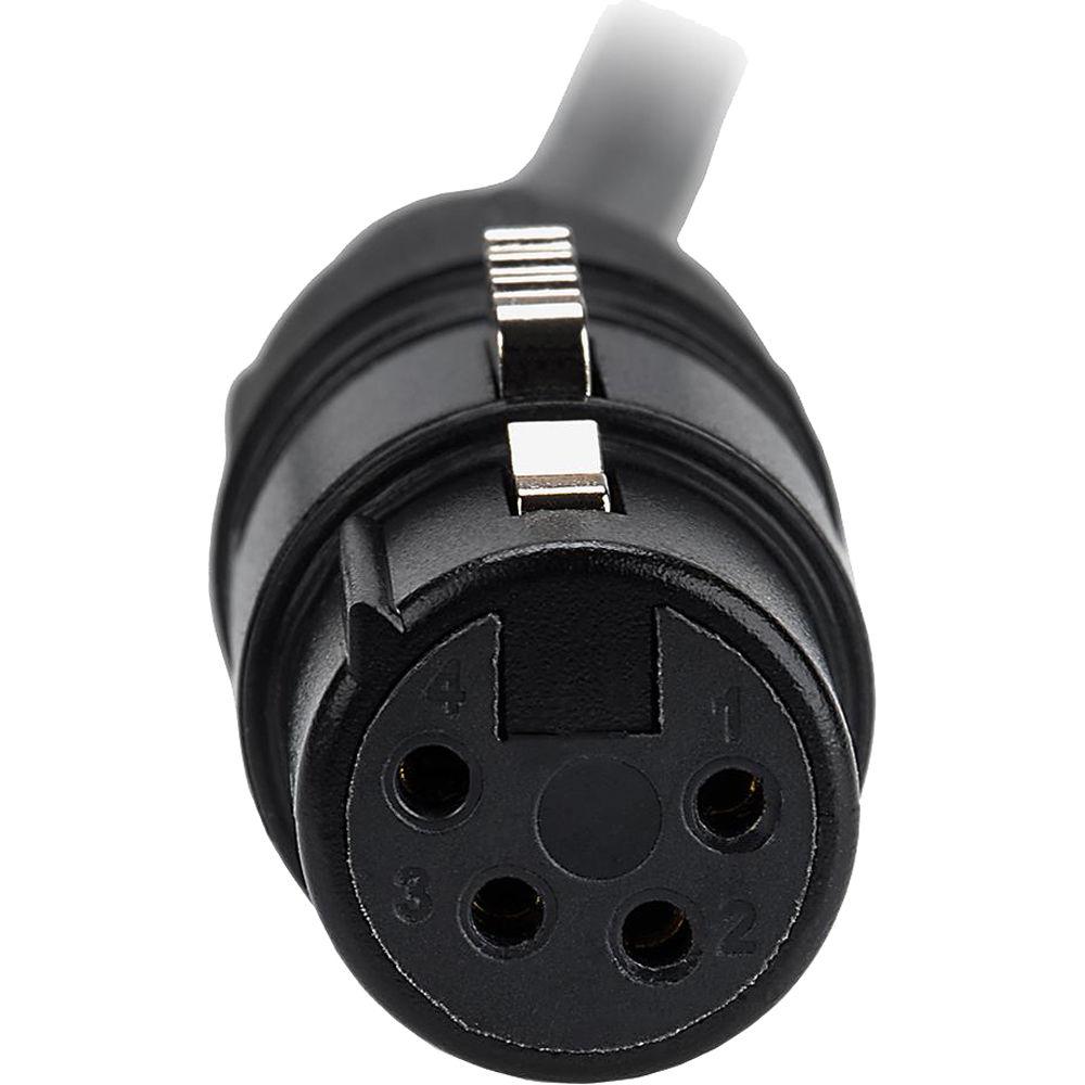 FotodioX Power Adapter Cable - 4-Pin XLRF to 2.1mm Barrel
