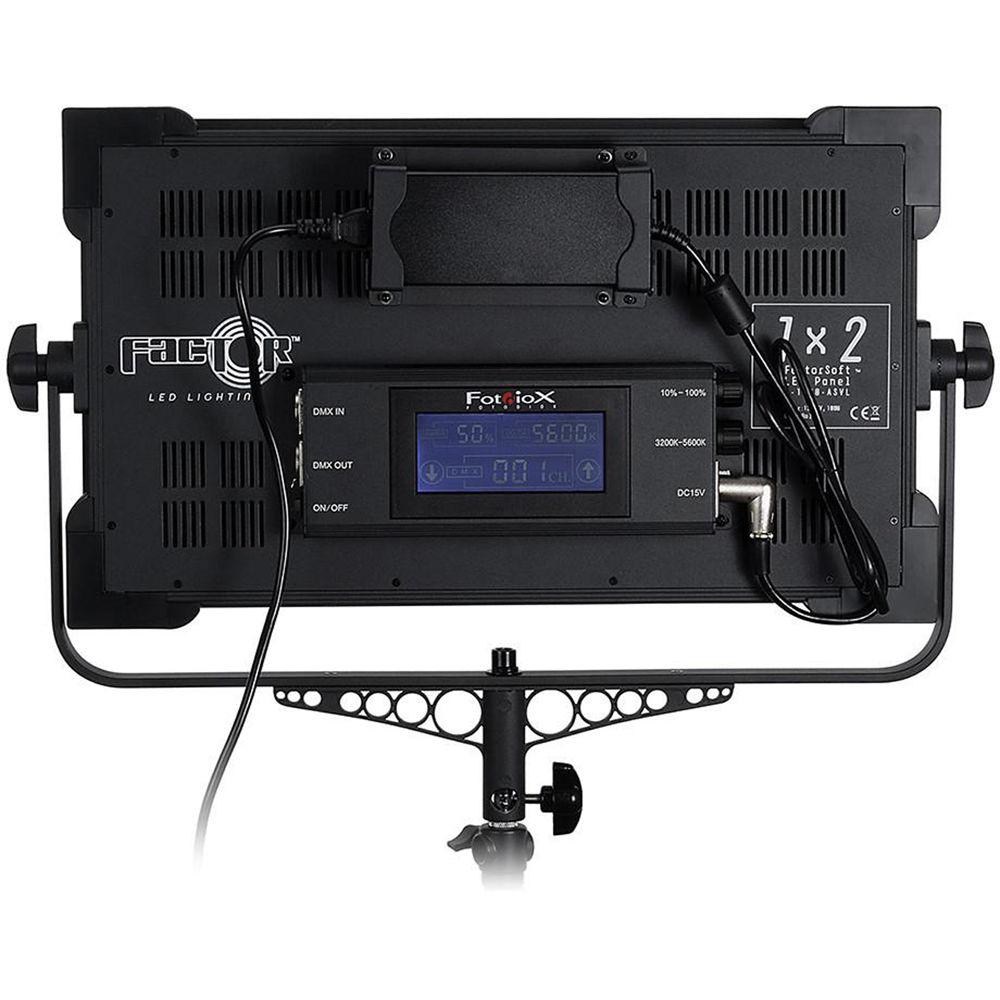 FotodioX Pro Factor 1X2 LED-1380 ASVL Bi-Color Soft 2-Light Kit