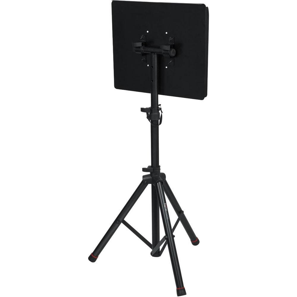 Gator Cases Frameworks Heavy-Duty Adjustable Media Tray with Tripod Stand