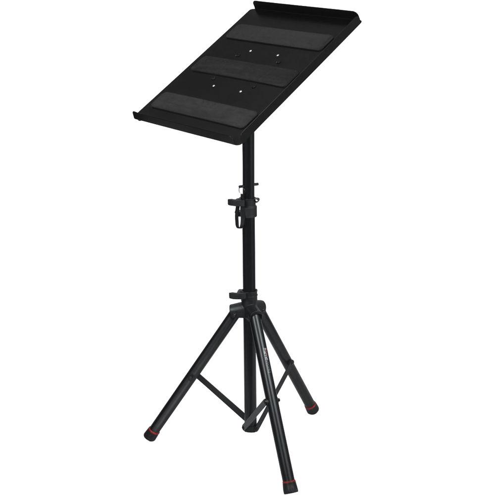 Gator Cases Frameworks Heavy-Duty Adjustable Media Tray with Tripod Stand