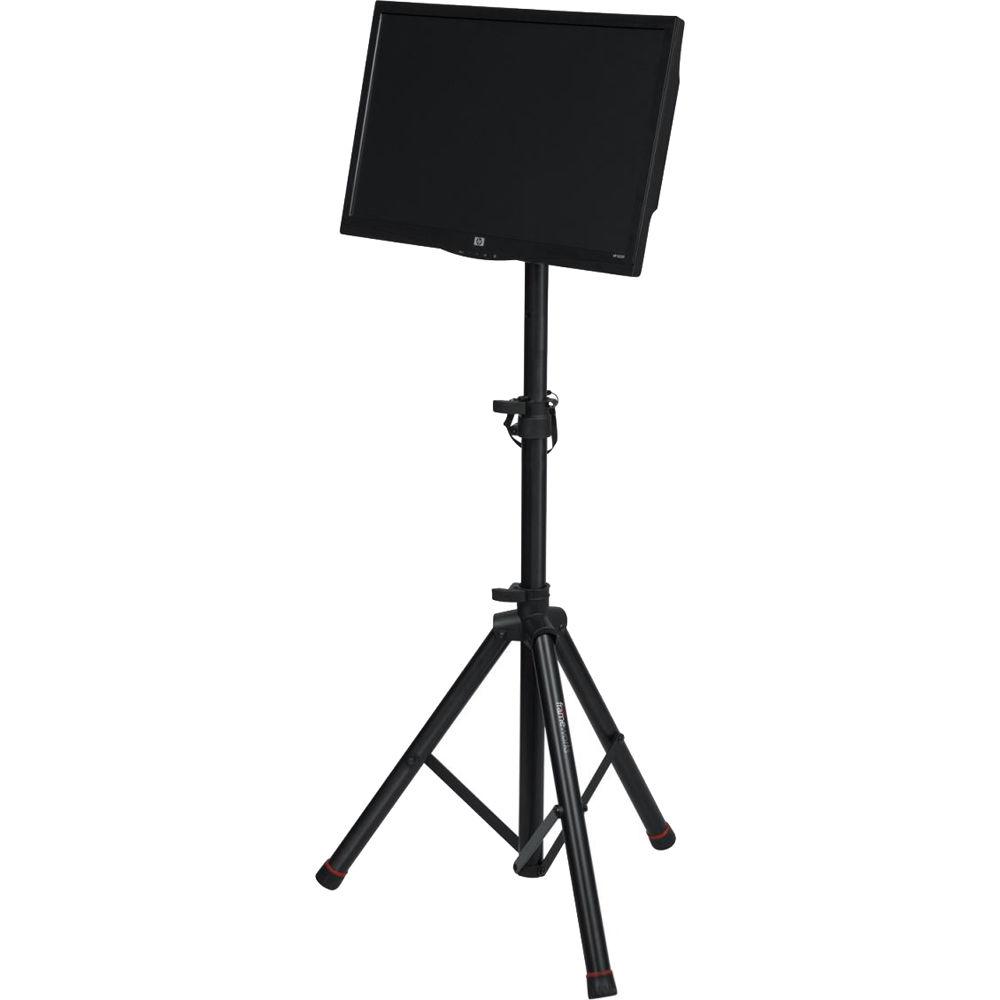 Gator Cases Frameworks Heavy-Duty Adjustable Media Tray with Tripod Stand