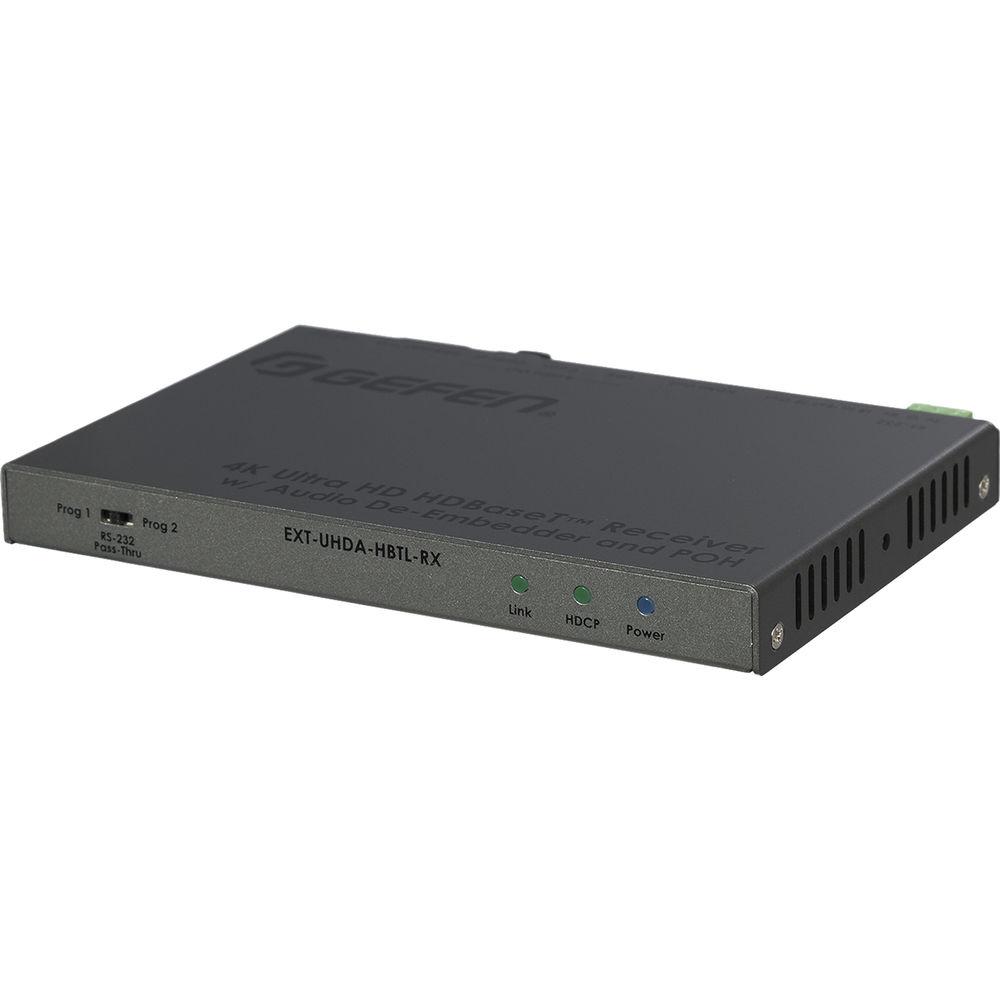 Gefen 4K HDBaseT Receiver with Audio De-Embedder and PoH