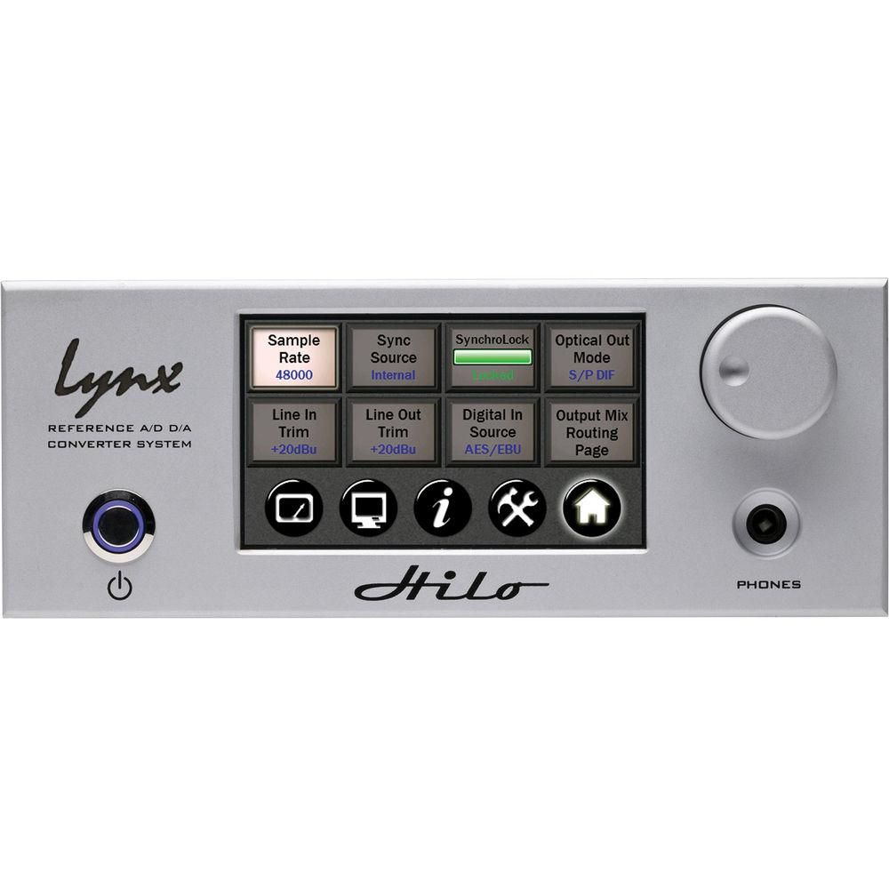 Lynx Studio Technology Hilo Reference A D D A Converter System with LT-DANTE Dante Card