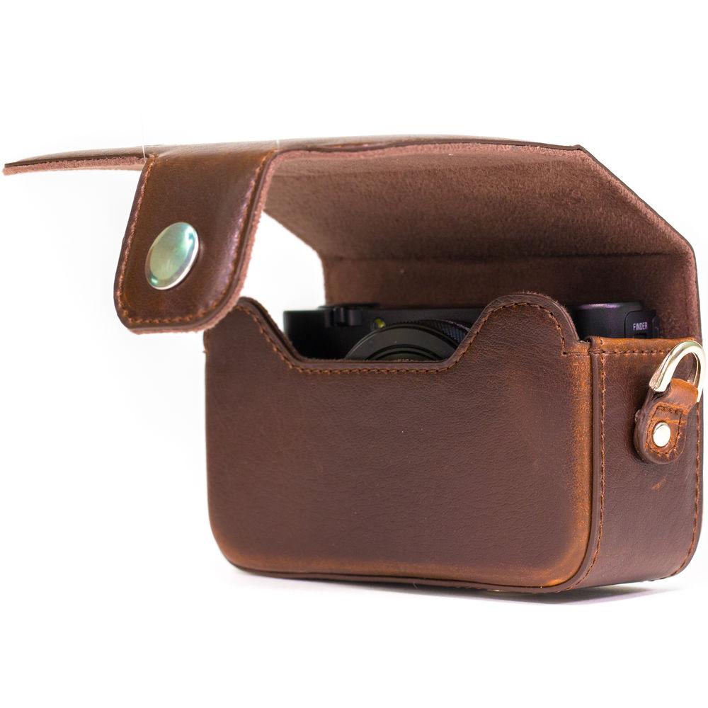 MegaGear Leather Case with Belt Loop for Select RX100 Series Cameras