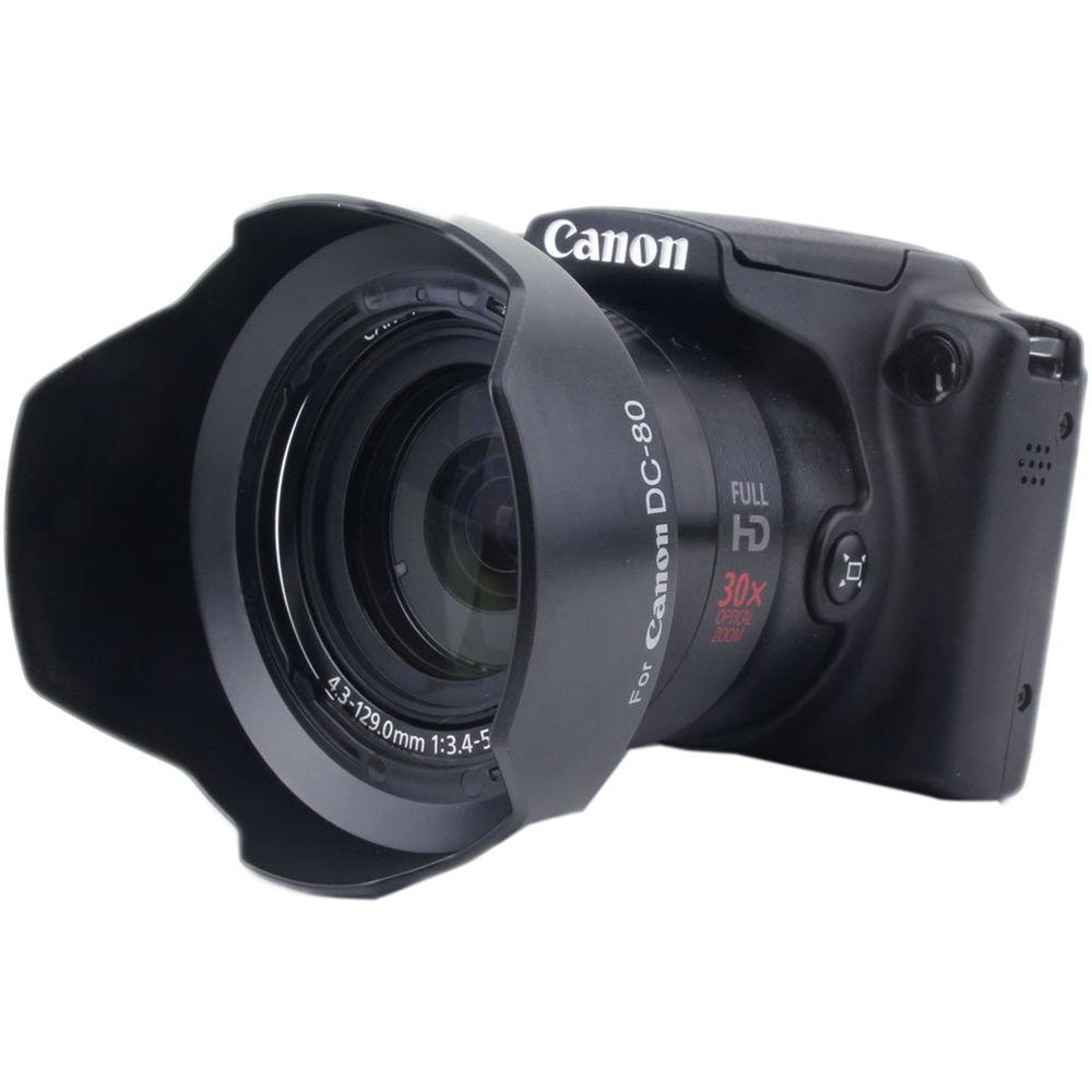 MegaGear LH-DC80 Lens Hood for PowerShot G1 X Mark II Digital Camera