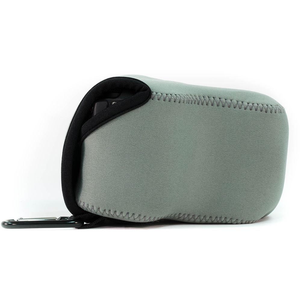 MegaGear MG1037 Ultra Light Neoprene Case with Carabiner for Canon EOS M5 with 15-45mm