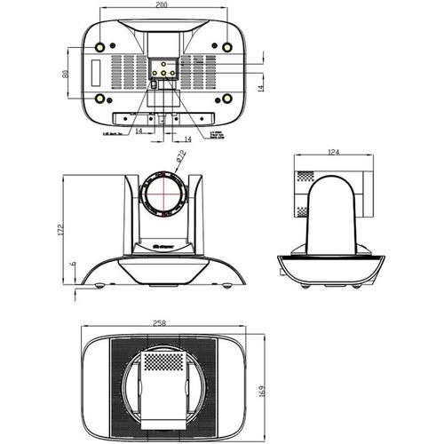 Minrray Full HD 1080p 2MP DVI Conferencing Camera with 12x Optical Zoom