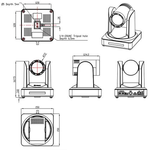 Minrray Full HD 1080p 2MP HDMI Conferencing Camera with 10x Optical Zoom
