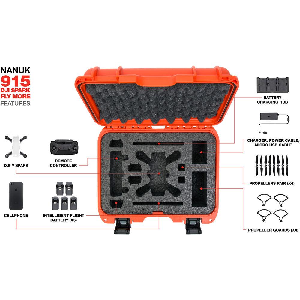 Nanuk 915 Case for DJI Spark Fly More Combo