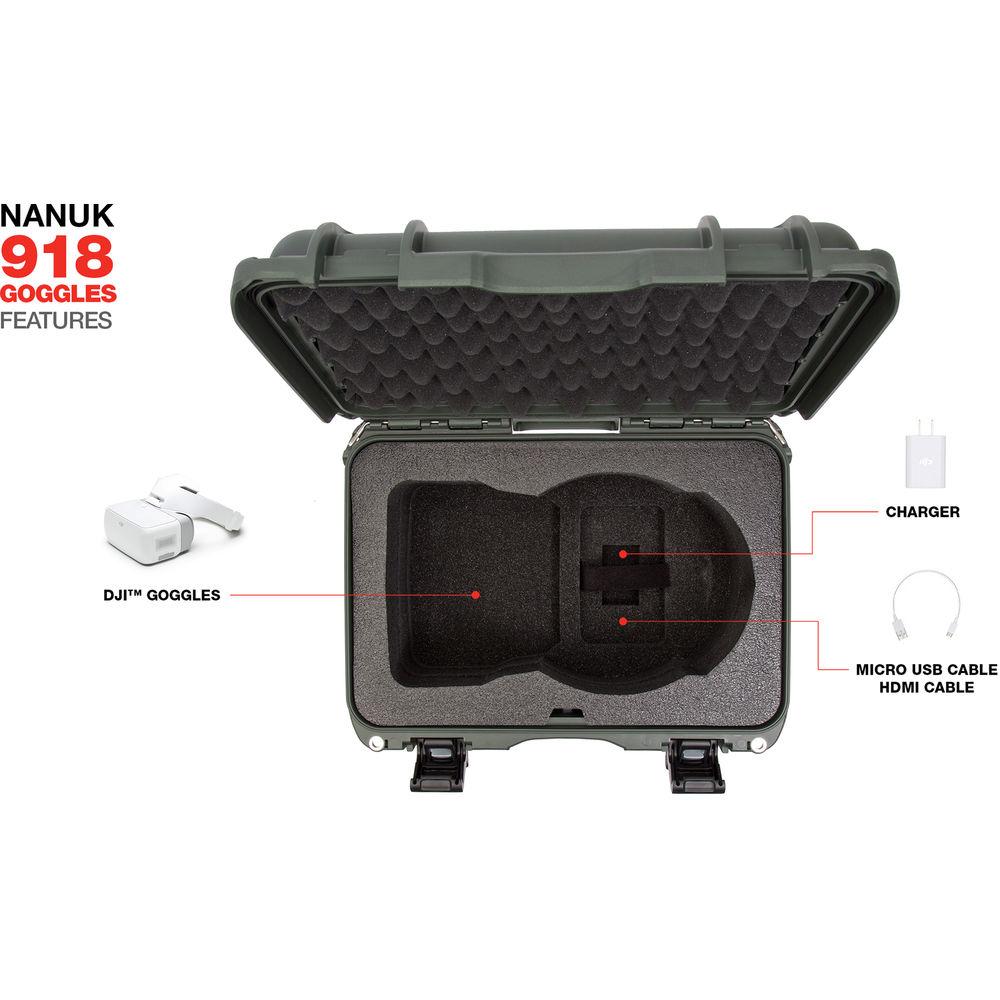 Nanuk 918 Case for DJI Goggles
