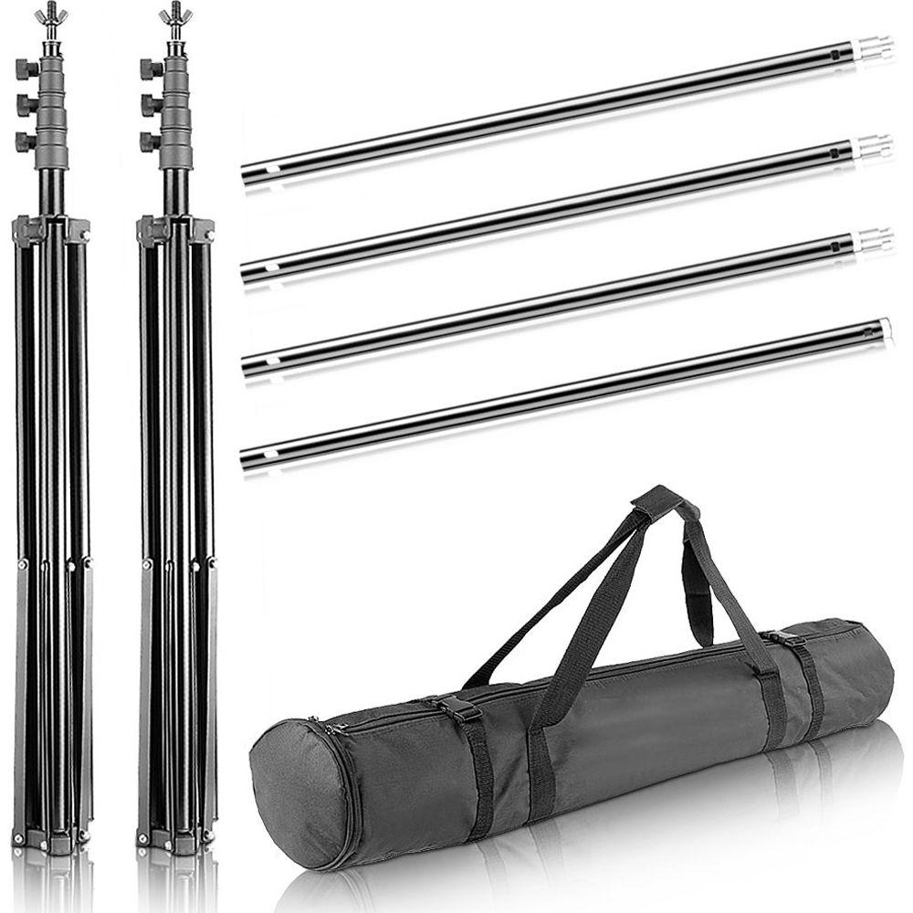 Neewer 4-Light Kit with Background Support System