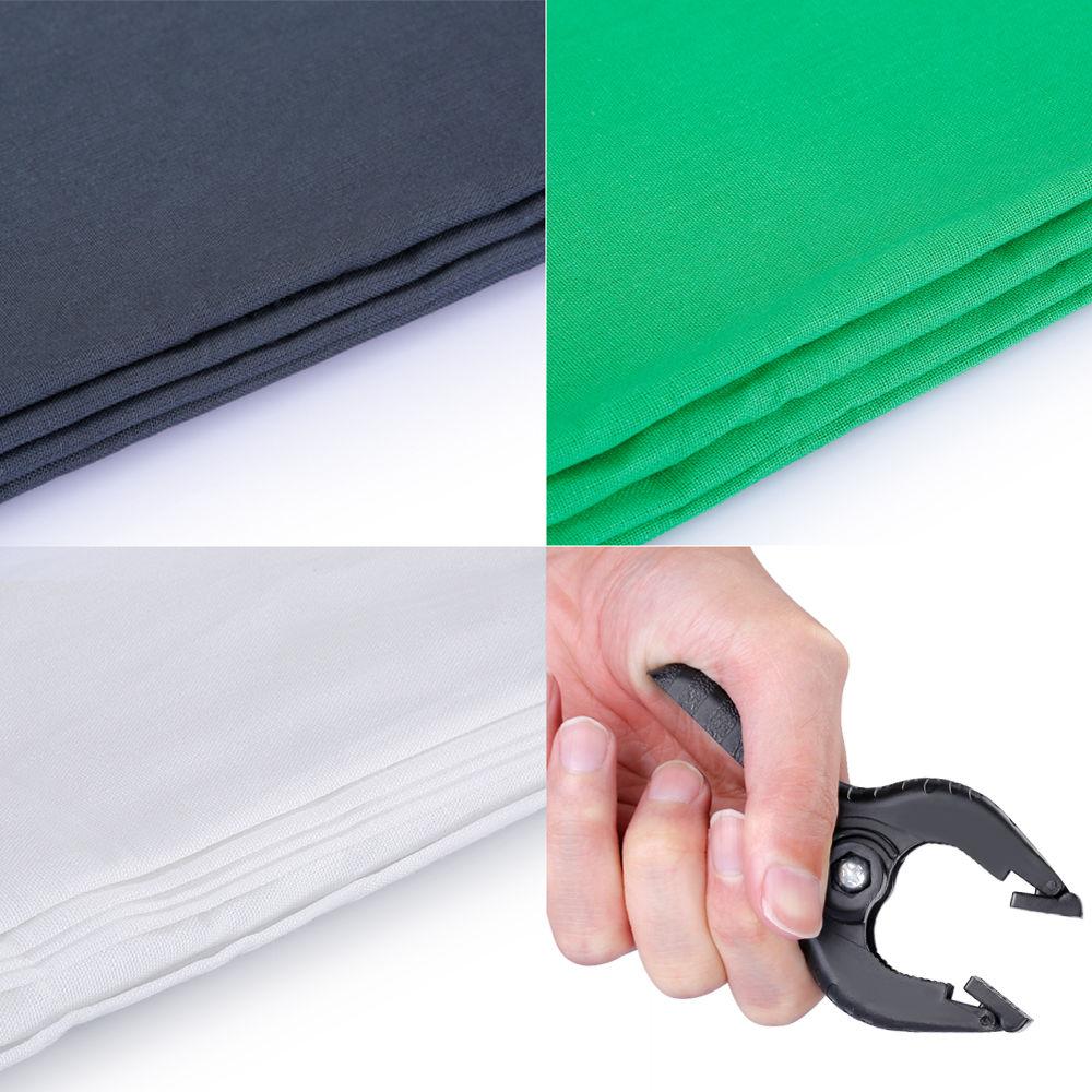 Neewer 4-Light Kit with Background Support System