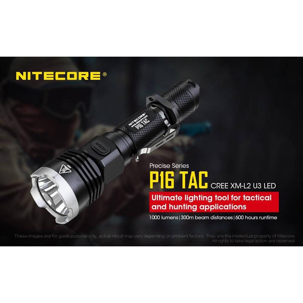 Nitecore P16 TAC Compact Tactical LED Flashlight