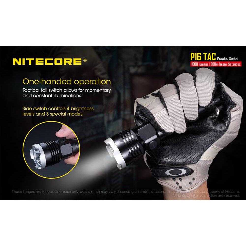 Nitecore P16 TAC Compact Tactical LED Flashlight