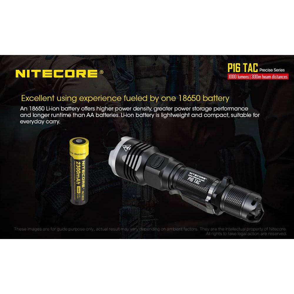 Nitecore P16 TAC Compact Tactical LED Flashlight