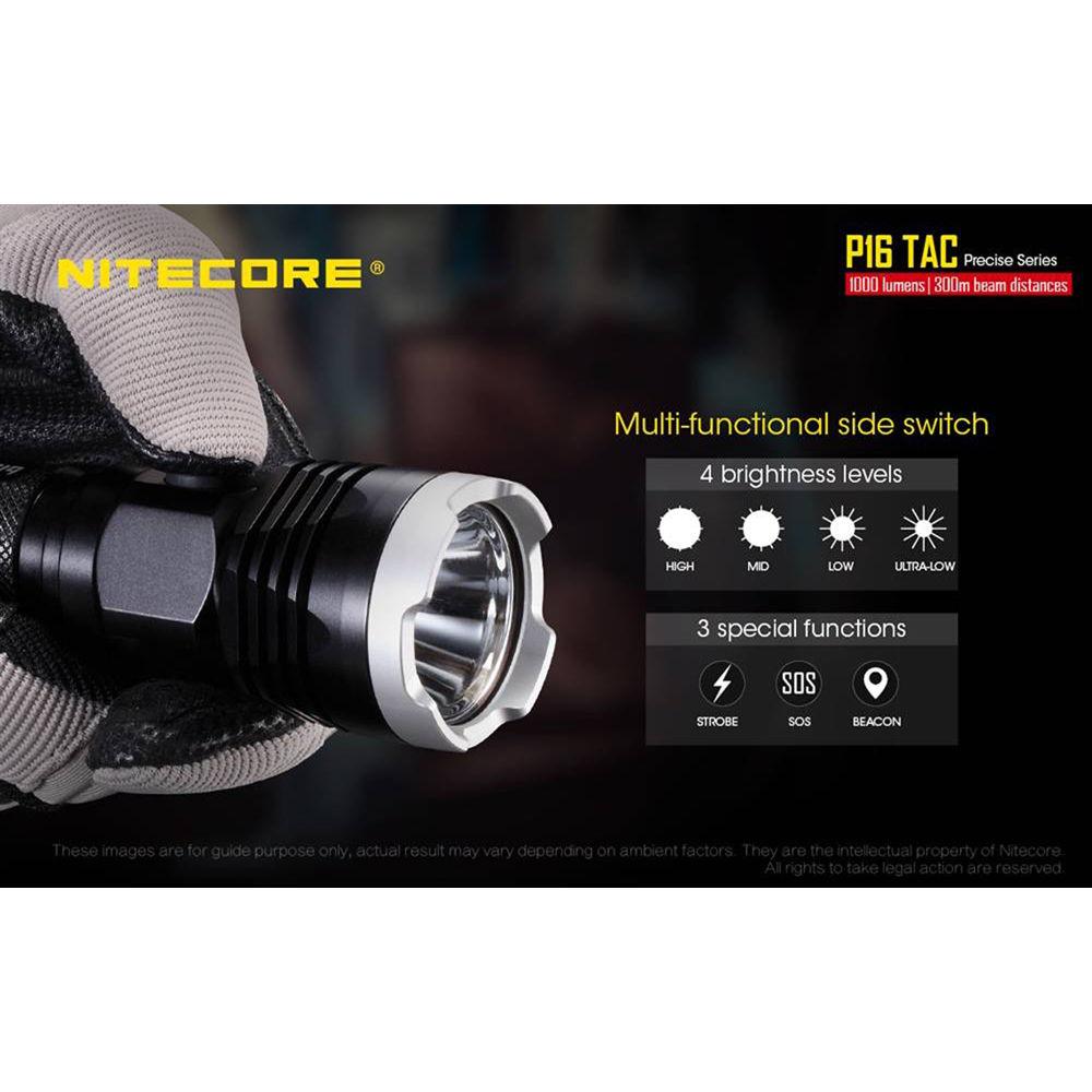 Nitecore P16 TAC Compact Tactical LED Flashlight