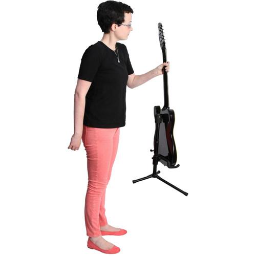 On-Stage Push-Down Spring-Up Locking Electric Guitar Stand