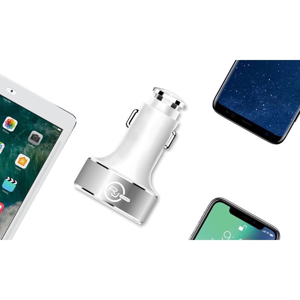 REVJAMS 25W 3-Port USB Type-A Car Charger