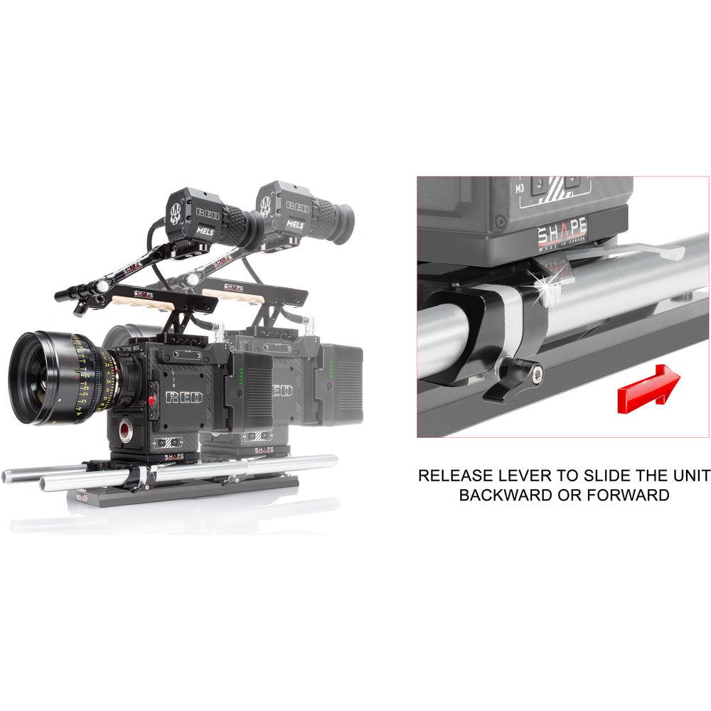 SHAPE ARRI Standard Studio Bridgeplate with 19mm Rods