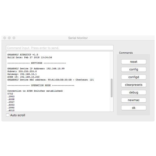 SKAARHOJ TCP Control ATEM Switcher for Crestron, Extron & Select AV Systems